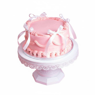Rosy Swirl Fantasy Cake