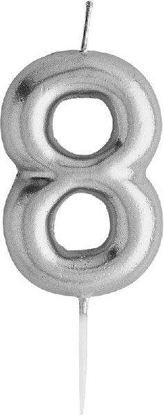 SILVER NO.8 CANDLE