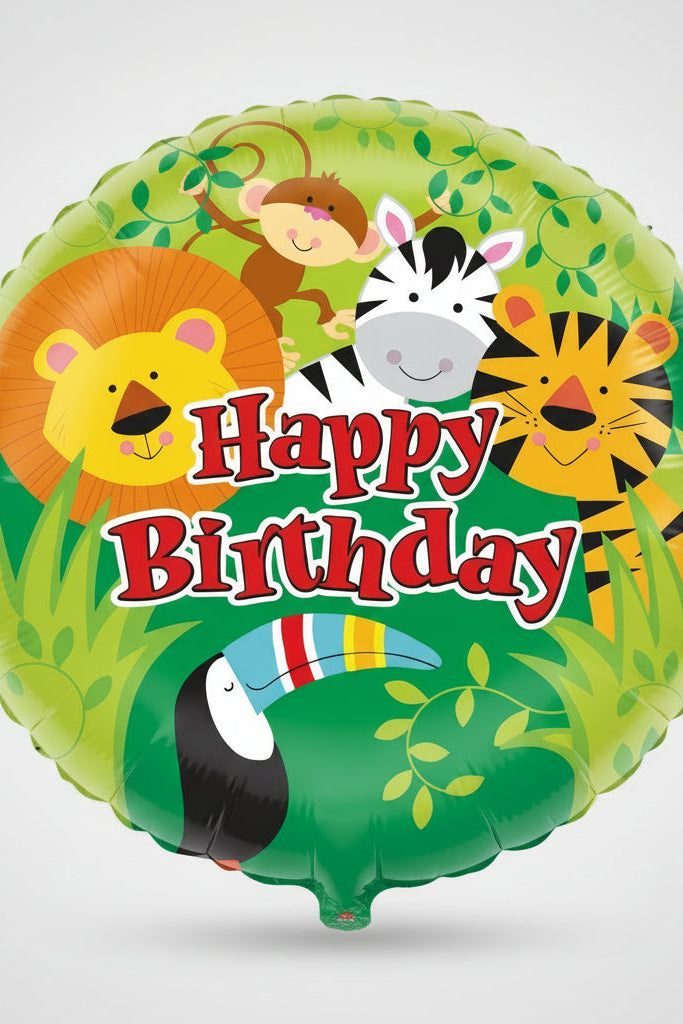 18in ANIMAL JUNGLE FOIL BALLOON