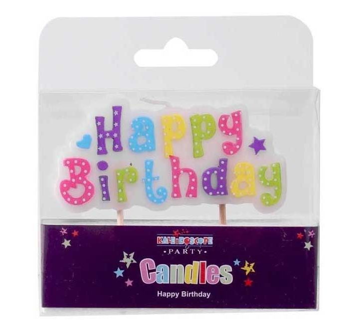 HAPPY BIRTHDAY PICK CANDLE 6S