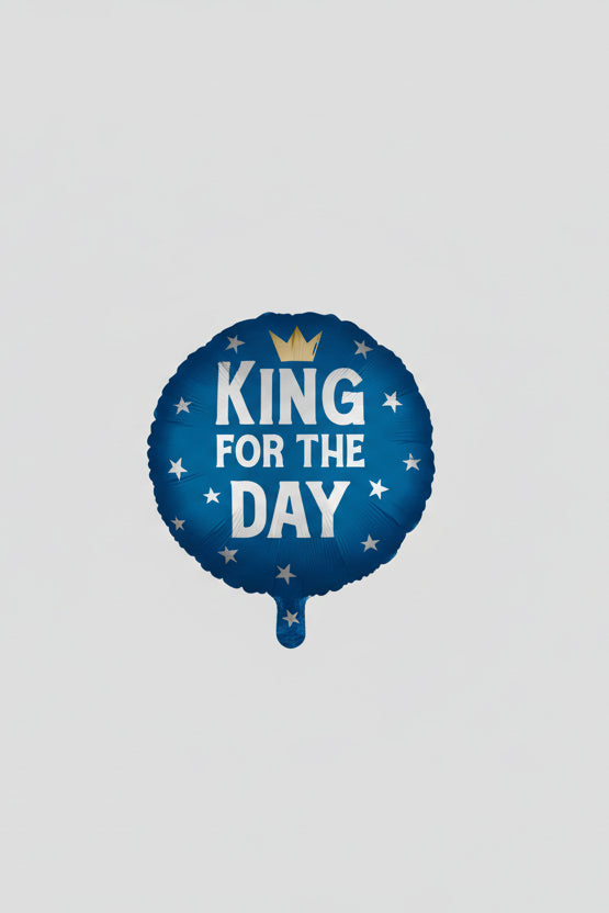 18in KING FOR THE DAY FOIL BALLOON