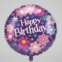 18in BIRTHDAY BLOSSOM FOIL BALLOON