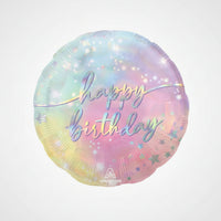 18in LUMINOUS BIRTHDAY FOIL BALLOON