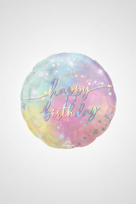 18in LUMINOUS BIRTHDAY FOIL BALLOON