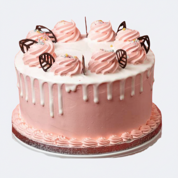 Pink Vanilla Cake