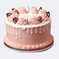 Pink Vanilla Cake