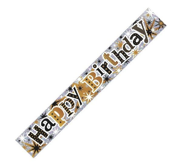 9FT HAPPY BIRTHDAY WALL BANNER