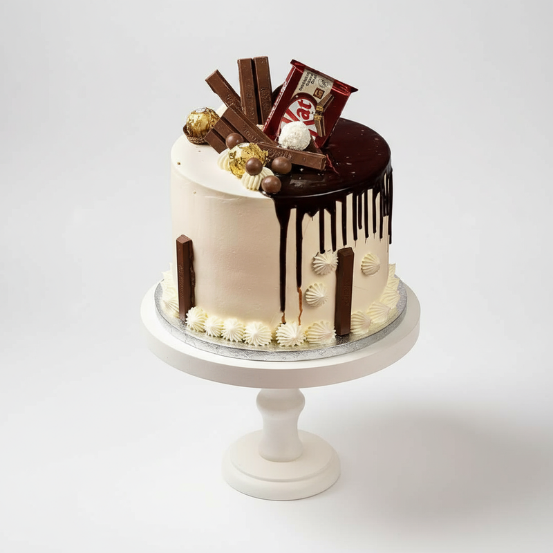 KitKat Choco Drip Tower Cake