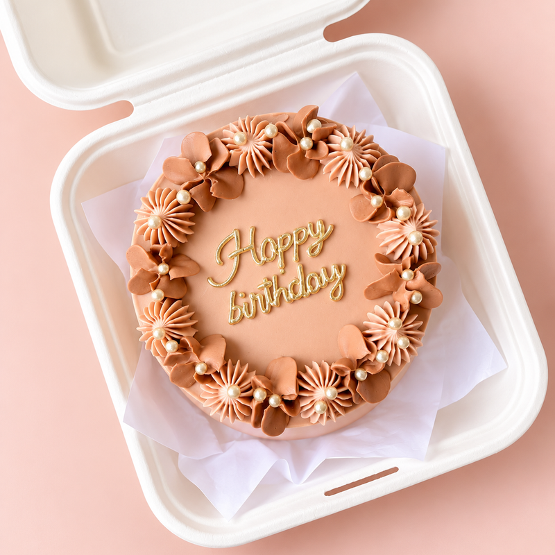 Petal Charm Bento Cake