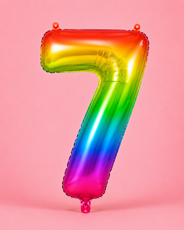 7 Number Balloon