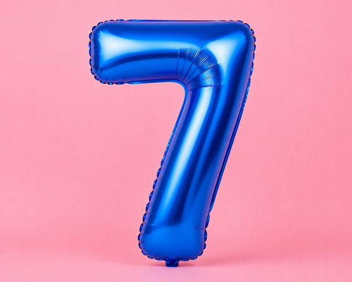 7 Number Balloon