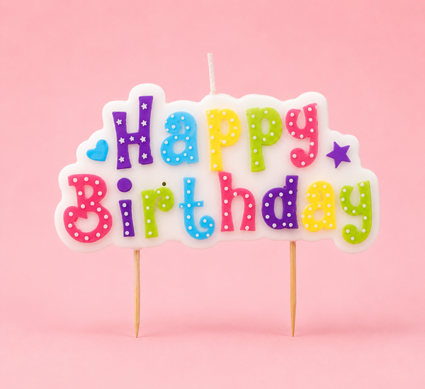 HAPPY BIRTHDAY PICK CANDLE