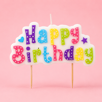 HAPPY BIRTHDAY PICK CANDLE