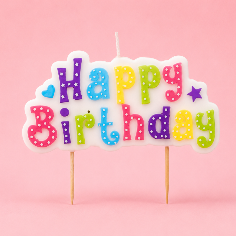 HAPPY BIRTHDAY PICK CANDLE