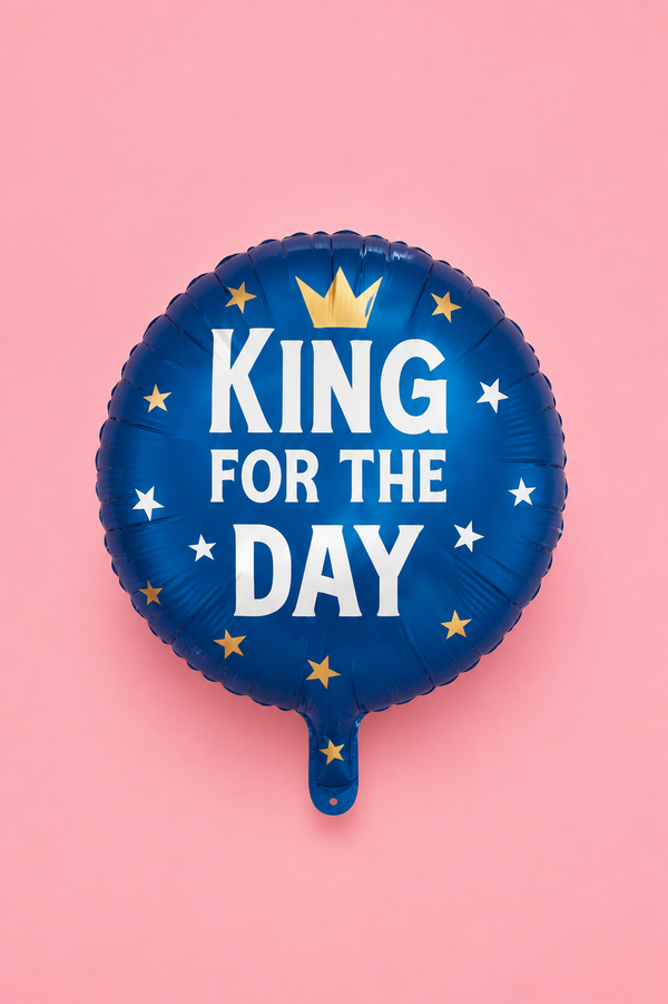 18in KING FOR THE DAY FOIL BALLOON