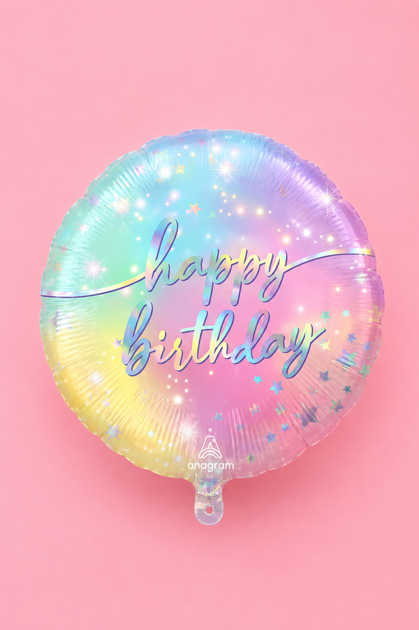 18in LUMINOUS BIRTHDAY FOIL BALLOON