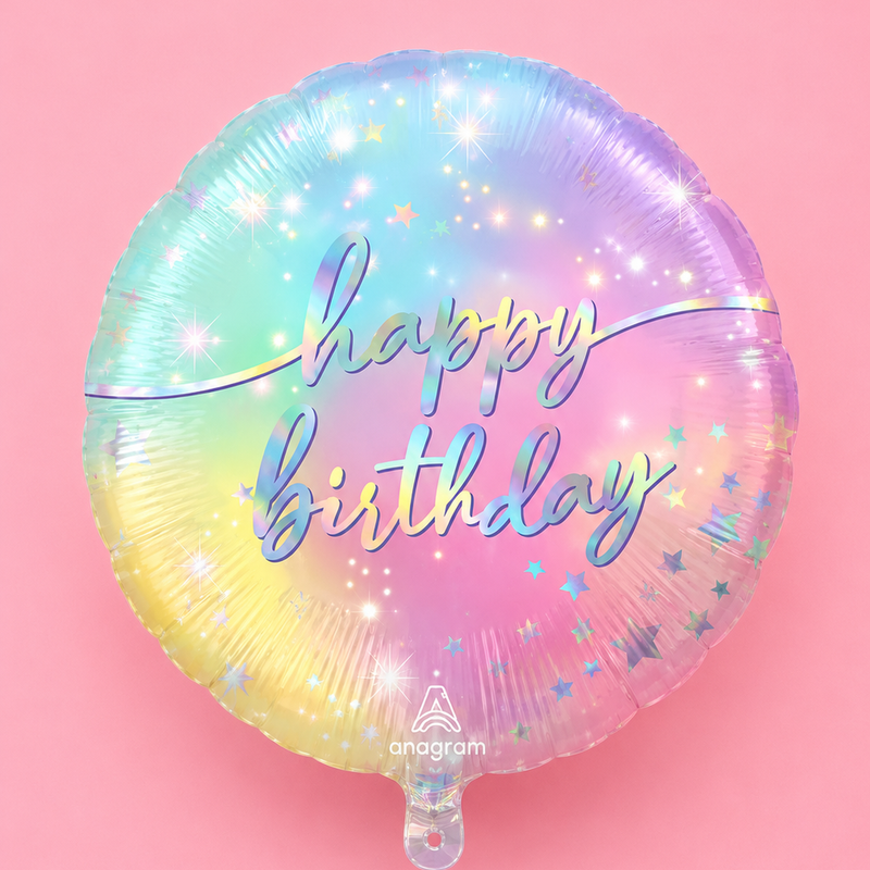 18in LUMINOUS BIRTHDAY FOIL BALLOON