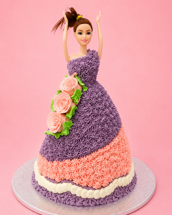 Lavender Rose Princess Cake