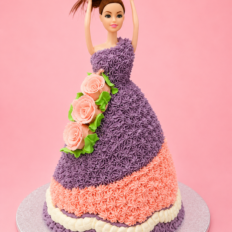 Lavender Rose Princess Cake