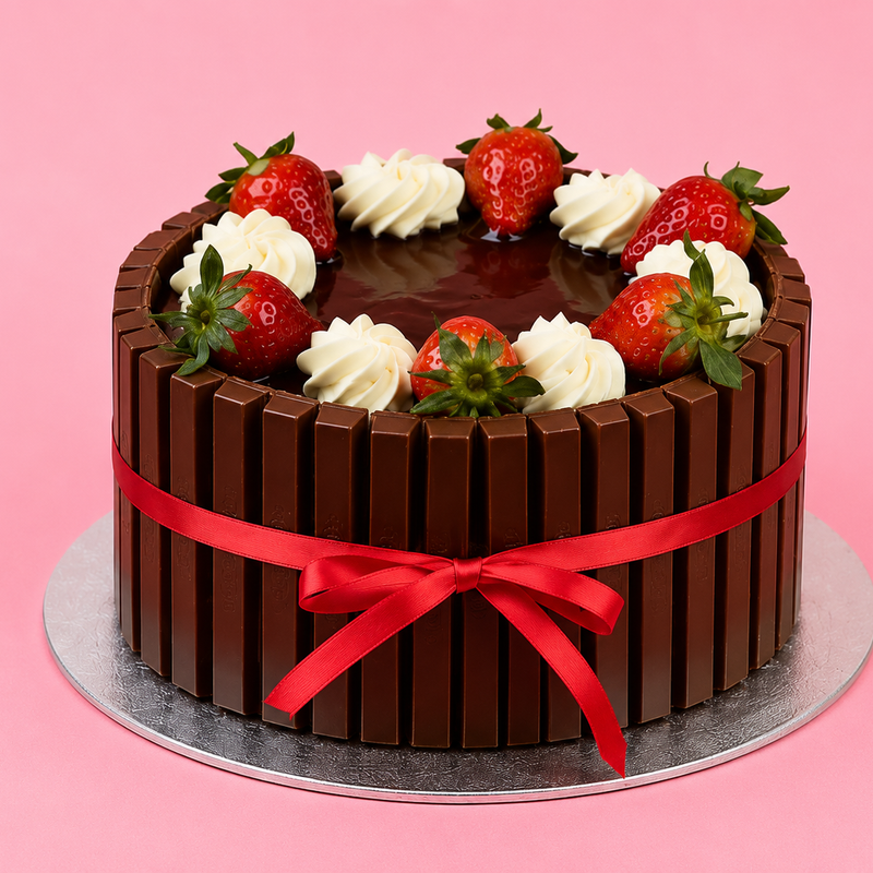 Classic Kitkat Round Cake