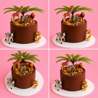 Chocolate Safari 3rd Birthday Cake