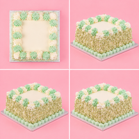 Square Exotic Green Cake