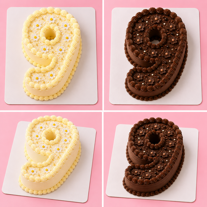 Number Cake - 9