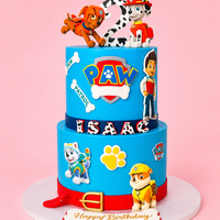 Paw Patrol Two Tier Birthday Cake