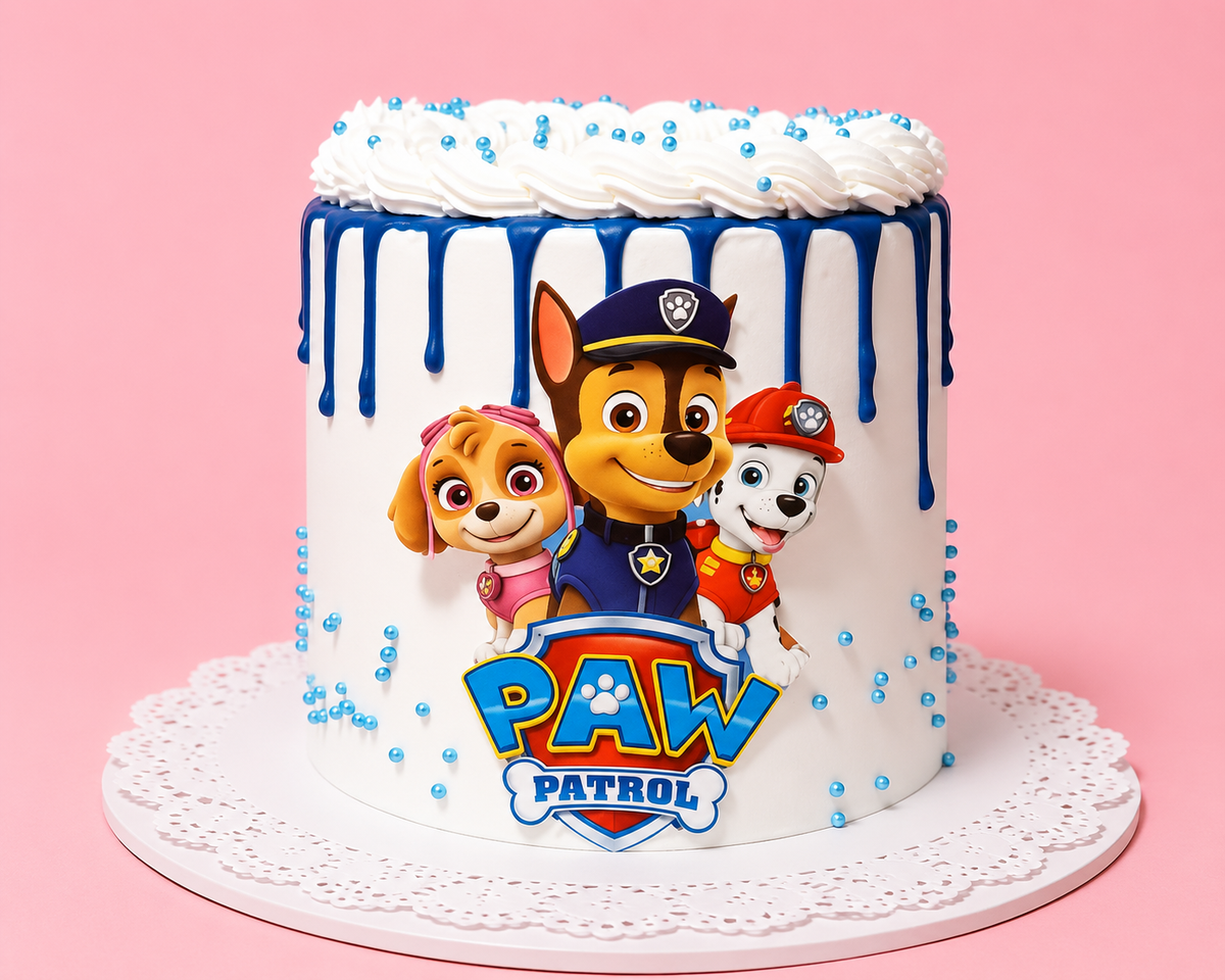Paw Patrol Drip Cake