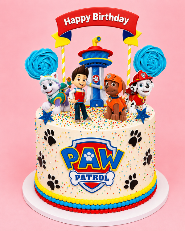 Paw Patrol Celebration Cake