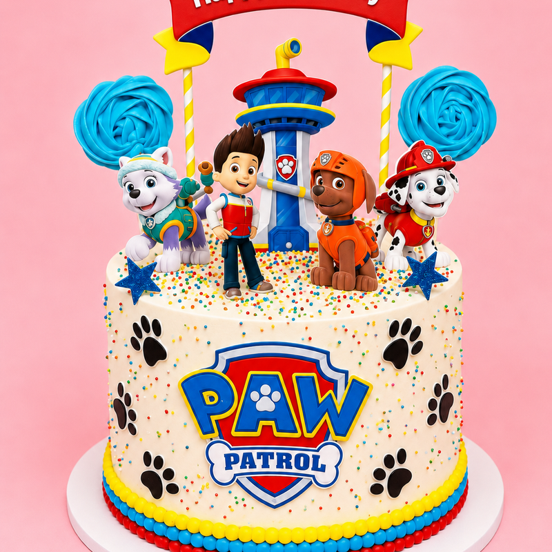 Paw Patrol Celebration Cake