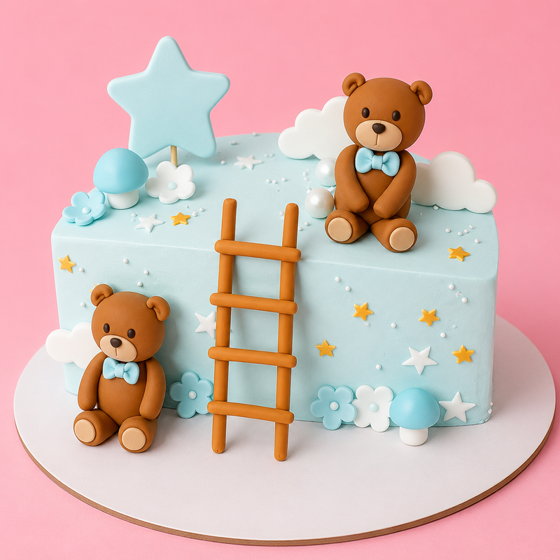 Teddy Sky Adventure Cake