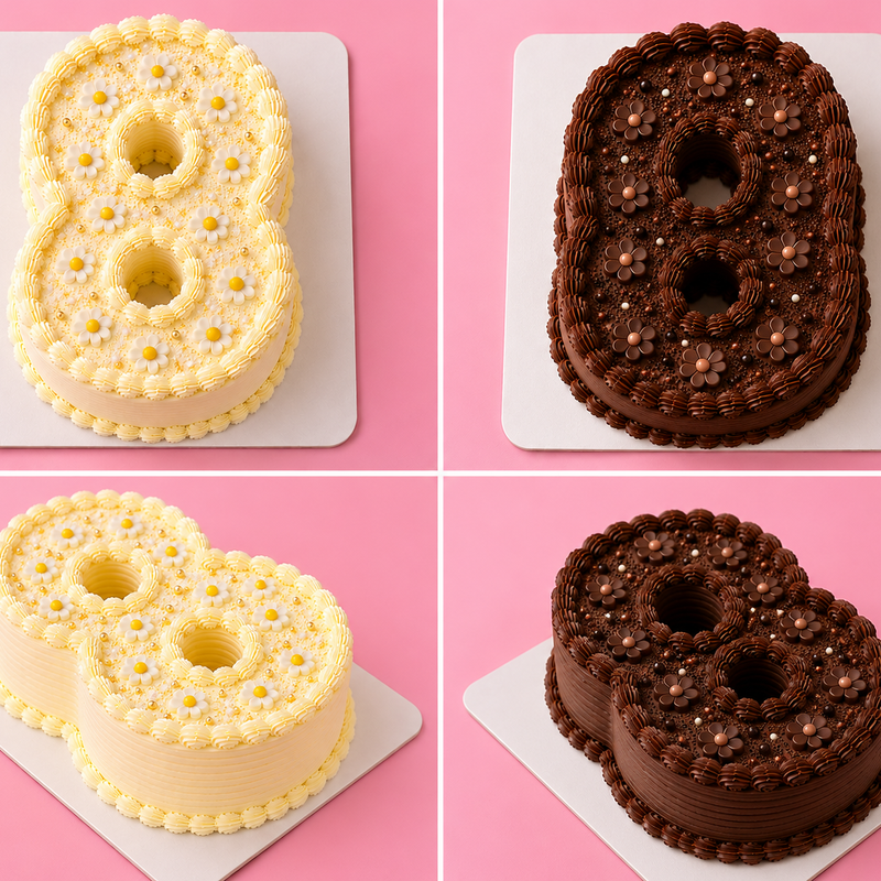Number Cake - 8