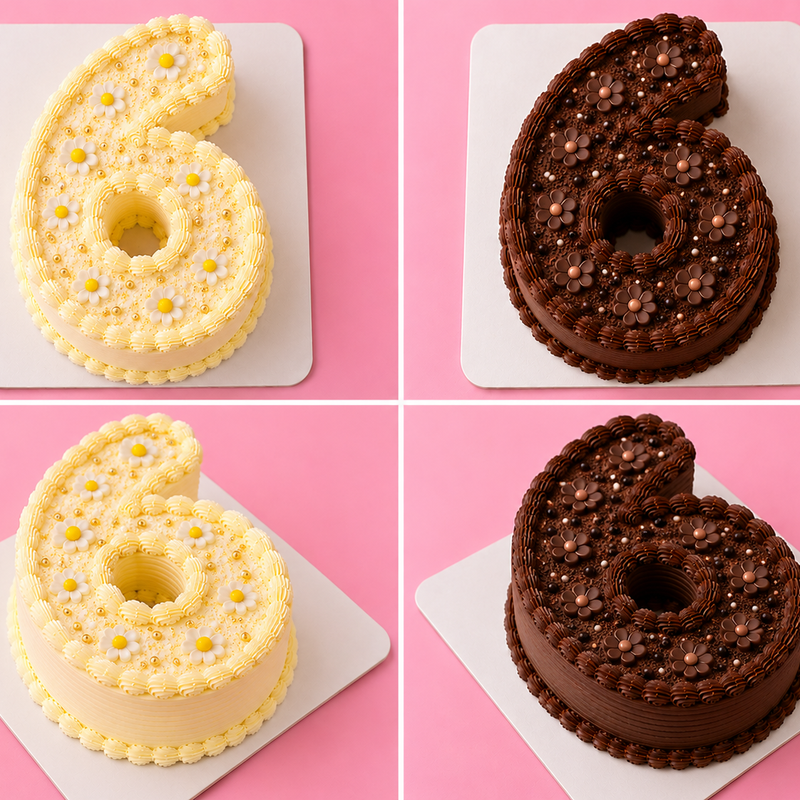 Number Cake - 6