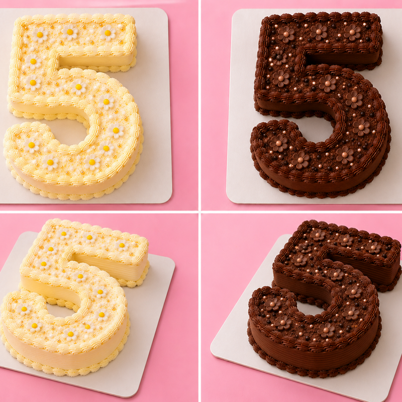 Number Cake - 5