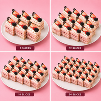 Strawberry Cake Slice