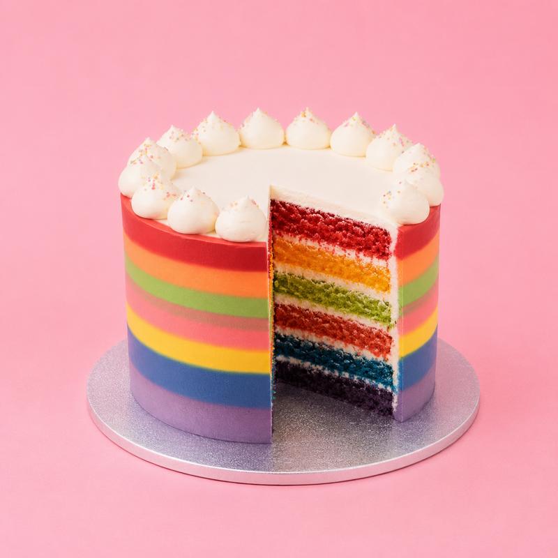 Rainbow Relish Cake
