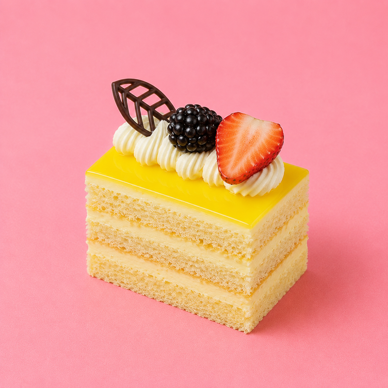 Mango Cake Slice