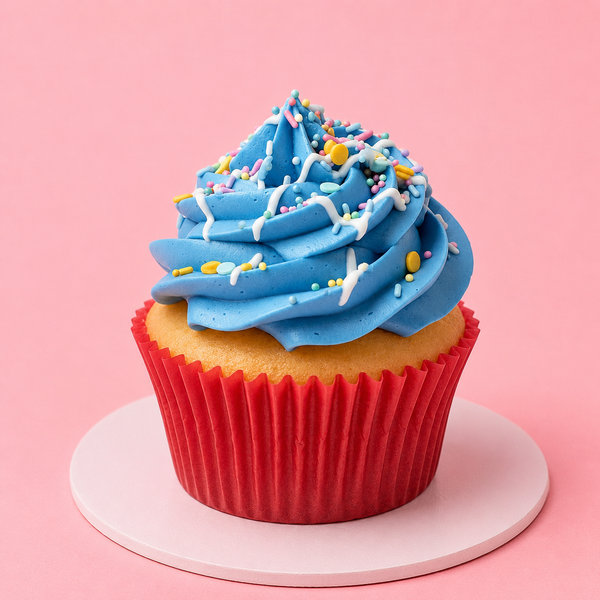 Blue Vanilla Cupcakes