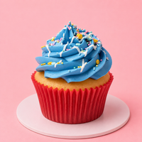 Blue Vanilla Cupcakes