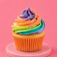 Multi Marble Cupcakes