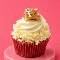 White Chocolate Blondie Cupcakes