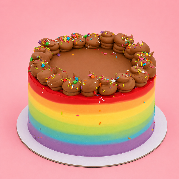 Classic Rainbow Chocolate Celebration Cake