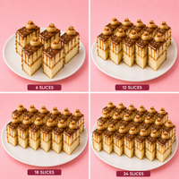Salted Caramel Cake Slice