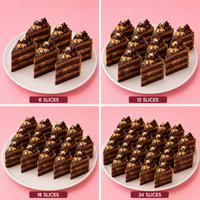 Dubai Chocolate Cake Slice