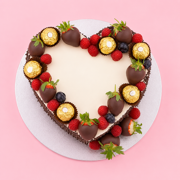 Chocolate Sprinkles Valentine’s Cake