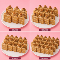 Coffee & Walnut Cake Slice