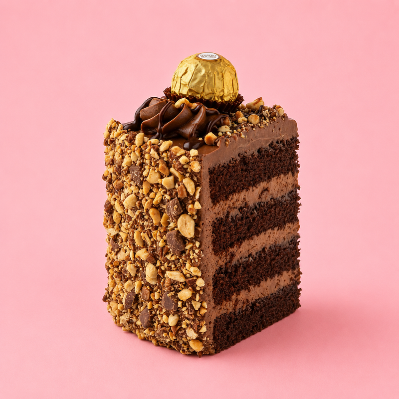 Ferrero Nutella Fusion Cake Slice