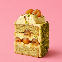 Gulab Jamun Cake Slice