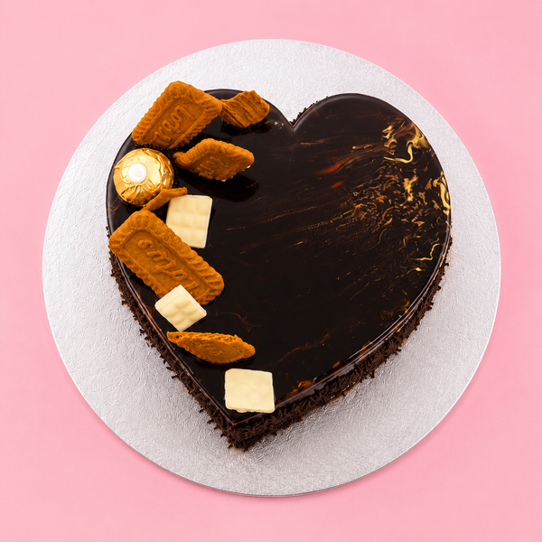 Heart’s Desire Mirror Glaze Cake